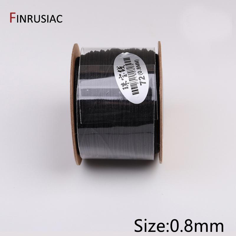 

0.8mm 100m/Roll Nylon Thread Jewelry Cord Wire,Black/Red Color Nylon Wire For DIY Jewelry Making Accessories 1 Roll