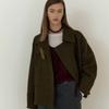 On On High Neck Boucle Short Coat New5wha41 4b