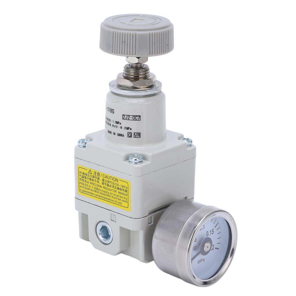 Compressed Air Regulator Pneumatic with Gauge Accurate Pressure Reducing Valve