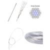10PCS MTB Bicycle Brake Line Stainless Steel Gear Shift Cable 1.7/2M Road Bike Speed Line Fixed Gear Inner CableWire for Cycling