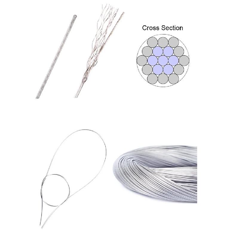 10PCS MTB Bicycle Brake Line Stainless Steel Gear Shift Cable 1.7/2M Road Bike Speed Line Fixed Gear Inner CableWire for Cycling