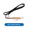 5PCS Air Conditioning Temperature Sensor 5K 10K 15K 20K 25k 50K Air Conditioner Tube Sensor Rubber Head Copper Head