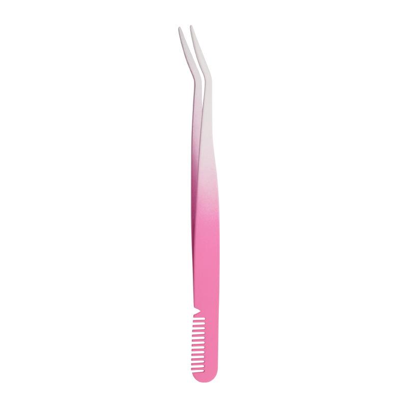 Wearable Mascara Applicator with Comb & Stainless Steel Eyelash Tweezers