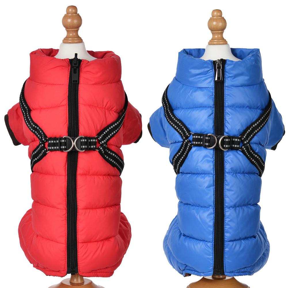 Winter Dog Jumpsuit Soft Warm Pet Coat for Small Medium Dogs Puppy Cat Jacket Apparel Yorkshire Chihuahua French Bulldog Costume
