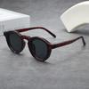 Round Small-Frame Premium Unisex Sunglasses Fashionable Uv Protection Shades