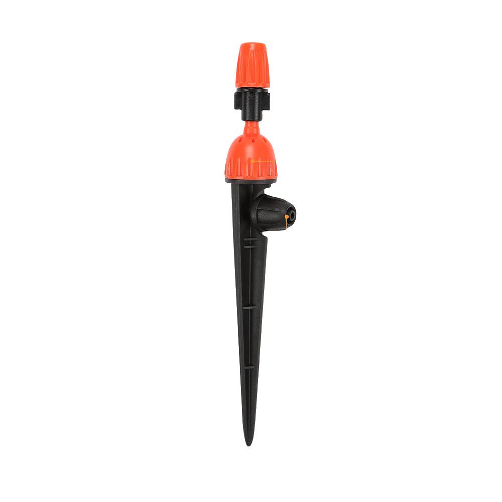 13cm Lock Buckle Drip-Spray Nozzle for Automatic Watering Devices - Ground Insert Eight-Hole Nozzle with Integrated Fountain for Fruit Trees