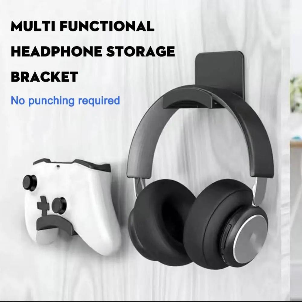 Universal Headphone Stand Wall Mount Gaming Controller Holder Headset Display Rack Earphone Hook for Gaming Earphone Bracket