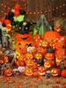 Luminous Halloween Pumpkin Lantern Decoration - Large Outdoor Display for Shopping Malls and Events