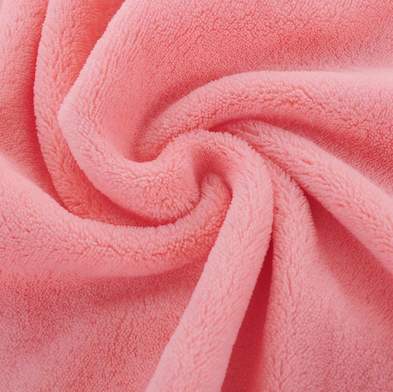 Solid Color Coral Fleece Towel Warp Knitted Trimming Does Not Deform Thickened Soft Absorbent Set Bath Towel