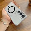 Case for OPPO Reno12 5G Anti-Fingerprint Matte Cover Big Camera Window Clear Edge Casing
