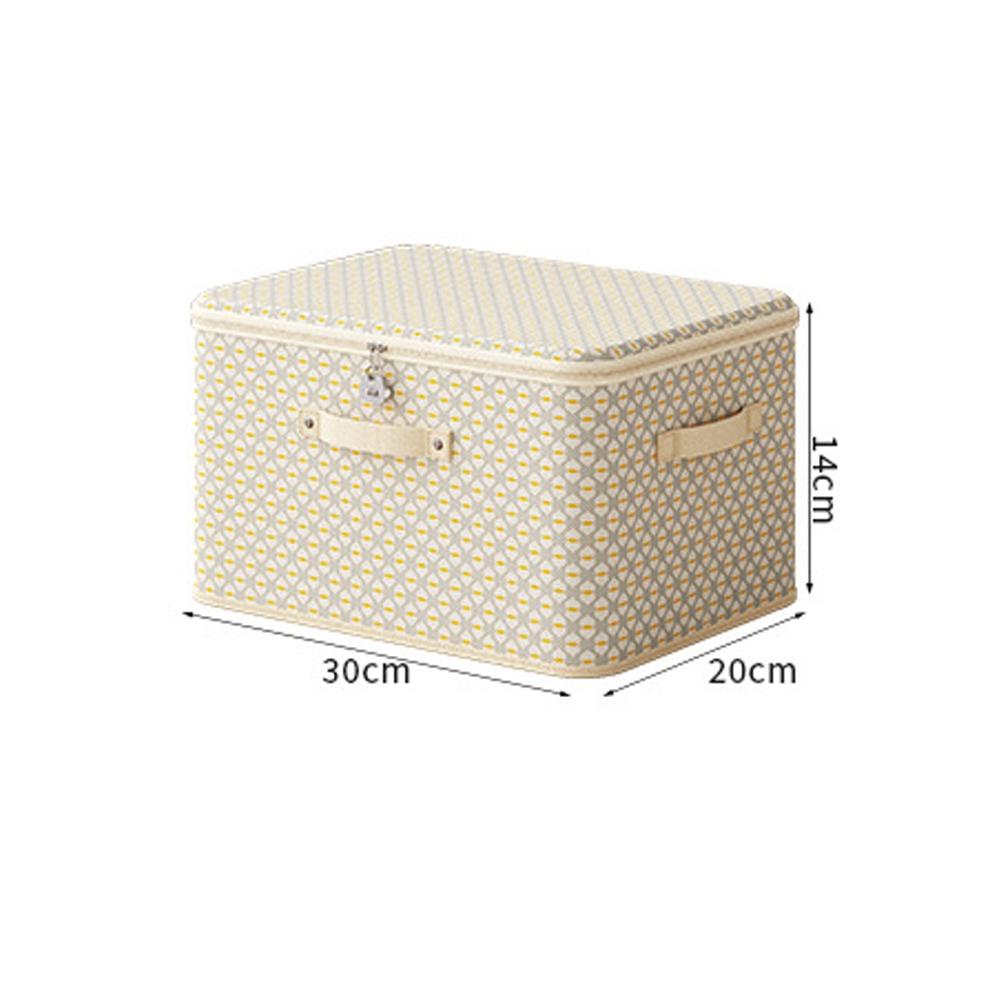 

Foldable Clothes Storage Bins with Durable Handle Waterproof Quilt Storage Bag Large Capacity Multifunction Closet Storage Box