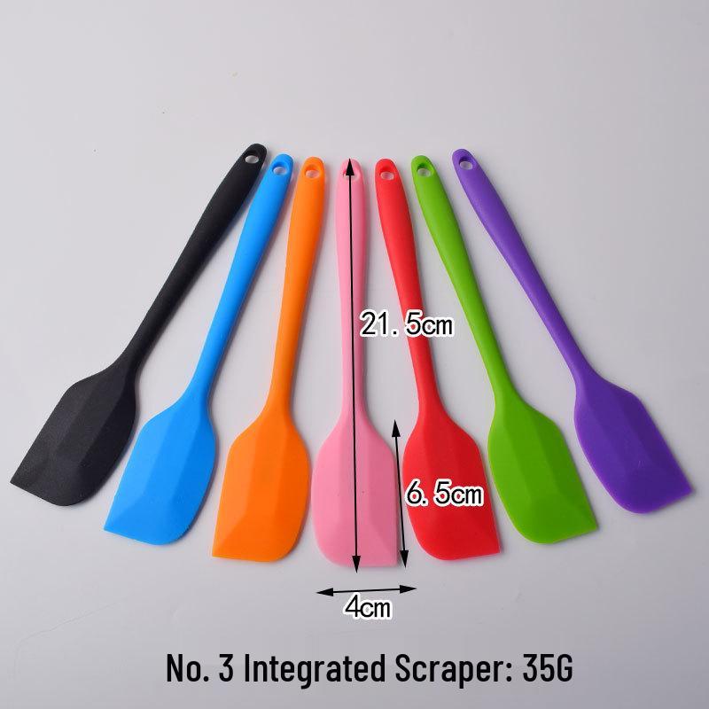 Silikon-Griff Spatel-Set: Alles-in-Einem Misch-, Schab- und Backwerkzeug