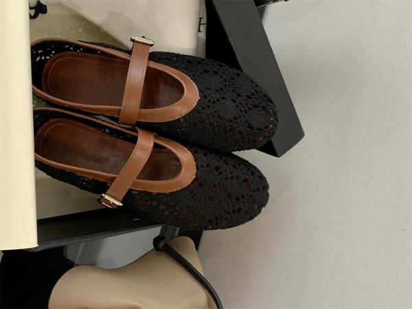 Fashion Summer Shoes Ladies Shallow Mouth Elegant Low Heels All-Match Female Footwear 2025 Dress Fabric PU  Rubber Mary