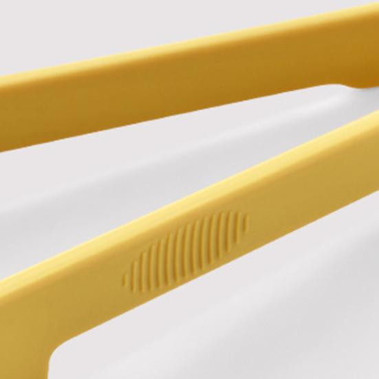 Pince Alimentaire en Silicone Résistante à la Chaleur Ustensile de Cuisine Antidérapant pour Barbecue Pain Gâteau & Glace Manche Ergonomique Sans Rayures Outil de Cuisson Essentiel pour la Maison