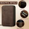 LC.IMEEKE L6 Zipper Wallet Case RFID Blocking Phone Magnetic Card Holder