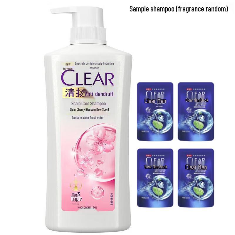 Clear Anti-Dandruff Oil Control Smooth Shampoo (Cherry Blossom)