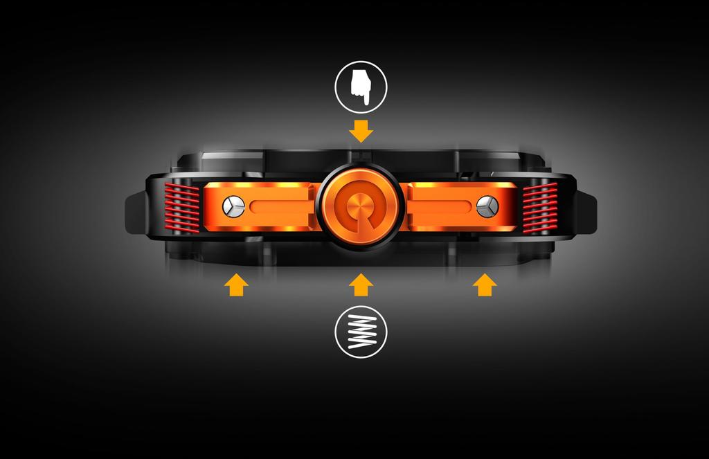 Automatic Watch CIGA Design Series X GORILLA Black Orange Genuine Product Black [SIGA Design] & X011-BLOG-W25BK Men's