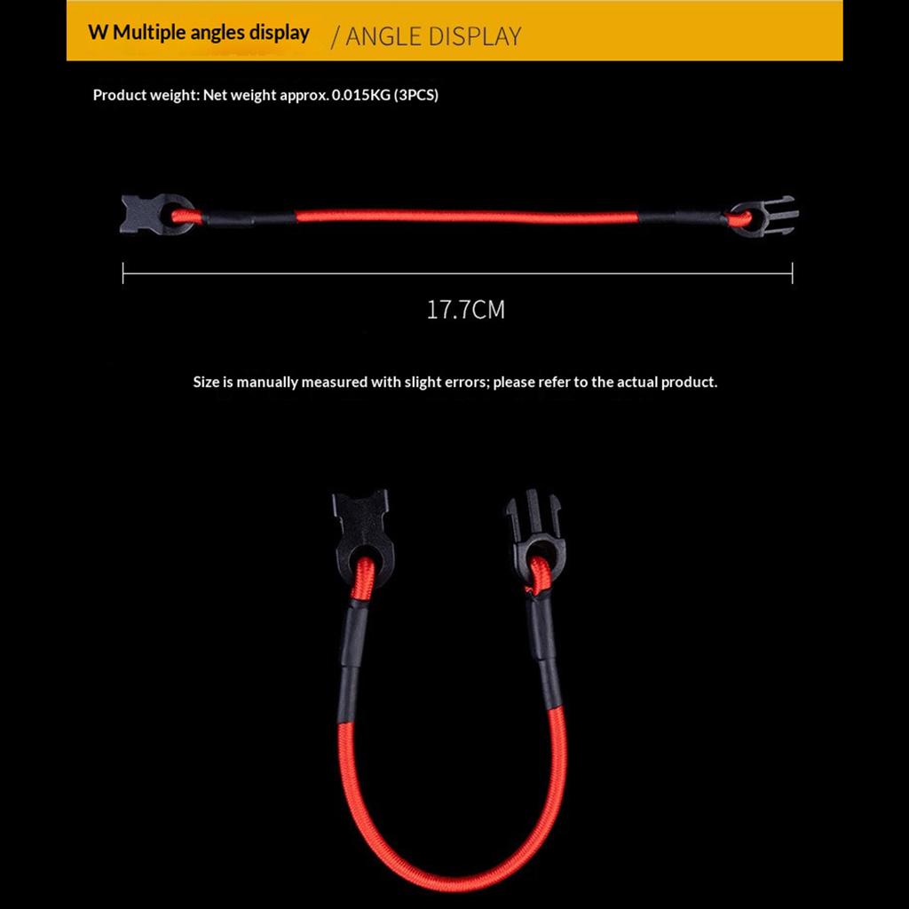 3Pcs Tourniquet Holder Strap Reusable Elastic TQ Retention Bands Outdoor Training Backpack Lanyard for Tactic Game Accessories