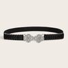 Waist Metallic Ladies Belt With Snap Button Closure For Dresses And Wear Casual
