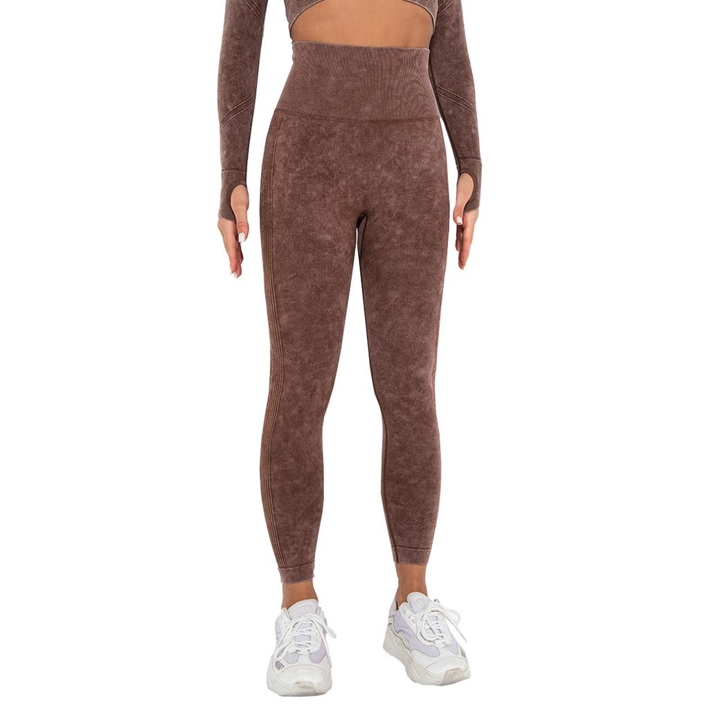 Women's Seamless Knitting High Waist Tight Fitting Hip Lift Motion Yoga Pants