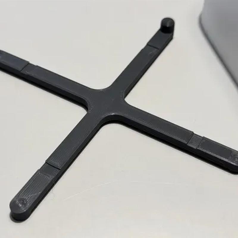 Mini Computer Holder Desktop PC Simple Stand Bracket For Mac Mini M4 2024 Power Button Base чёрный