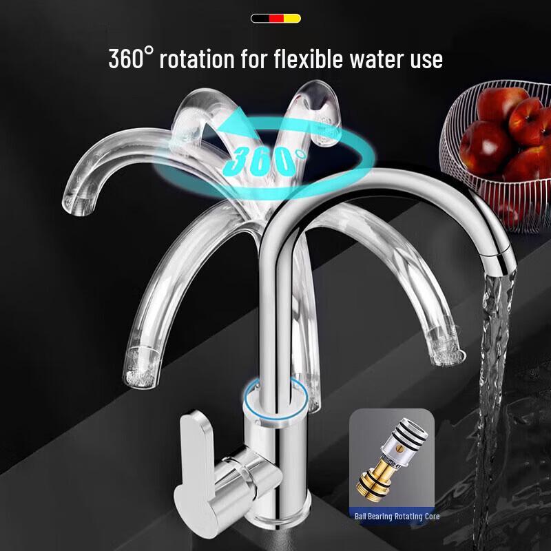 AITY 360° Swivel Hot & Cold Kitchen Faucet