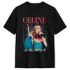 Celines Dion Tshirt Summer Novelty Tshirts Unisex Cotton Oneck 4xl 5xl 6xl Top Tees Shortsleeved Y2k Casual Tops
