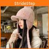 Stylish Knitted Hat For Women With Fleece Lining And Ear Warmer For Autumn Winter Use