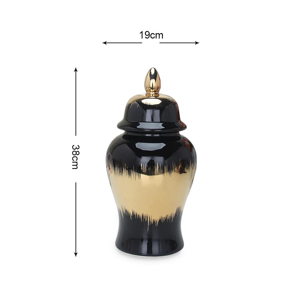 

Современный минималистский керамический позолоченный светильник General Tank Porch Light Luxury Crafts Decorations Home Interior Decoration Vase Decorations
