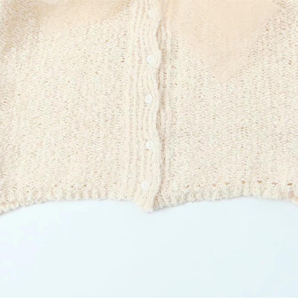 2025 Spring Women's Sweet Bow Knitted Top