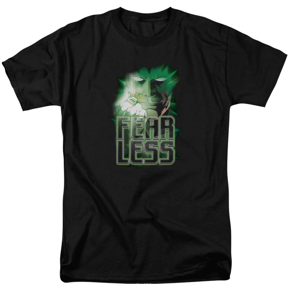 Green Lantern Fearless Mens T Shirt Black Officially Licensed Unisex T-Shirt S