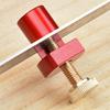 20mm Dog Hole Limit Block Aluminum Alloy Ruler Fixed Stair Gauge Woodworking Angle Ruler Auxiliary Clamp