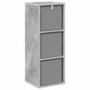 Sideboard with Drawers Concrete Grey 25.5 X 22 X 69.5 Cm