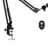 Phone Holder ,360° Rotation Clamp Stand Mount ,Flexible Long Arm Bracket for