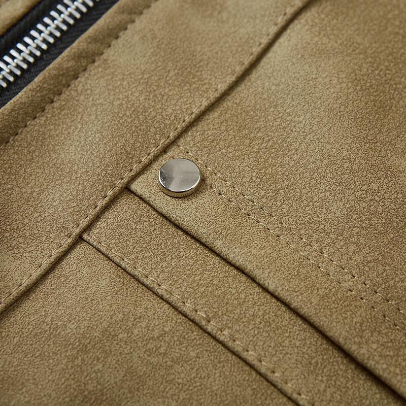 Mark Fairwhale Men's Fleece-Lined Faux Leather Jacket