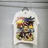 Mens Cotton Graphic Tee Streetwear Loose Fit Short Sleeve T-Shirt Casual Wear