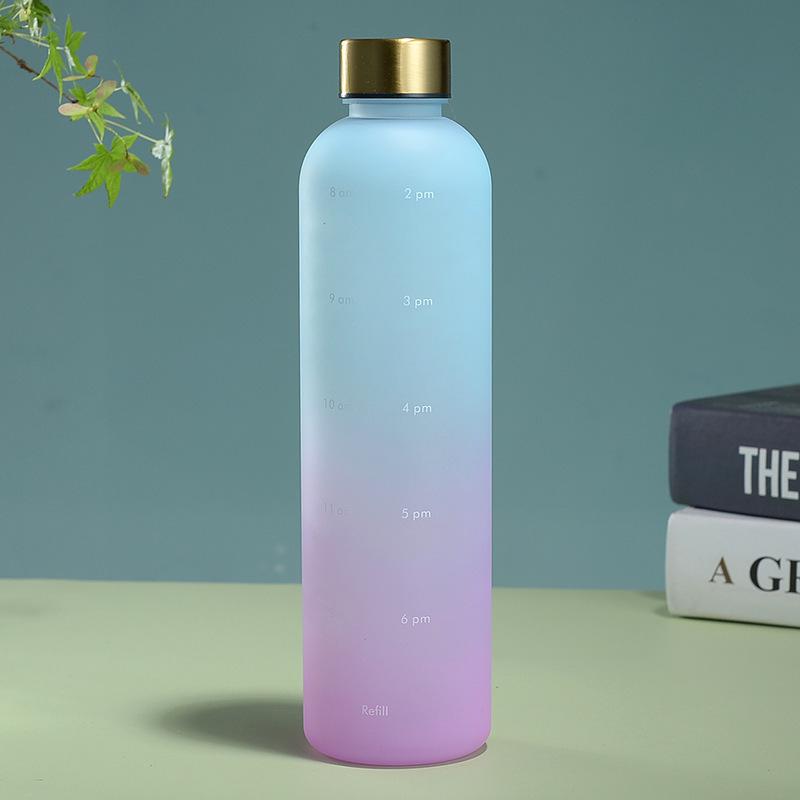 Korean Style Large Capacity Straw Water Bottle - Cute, Portable, for Women, Men, and Students