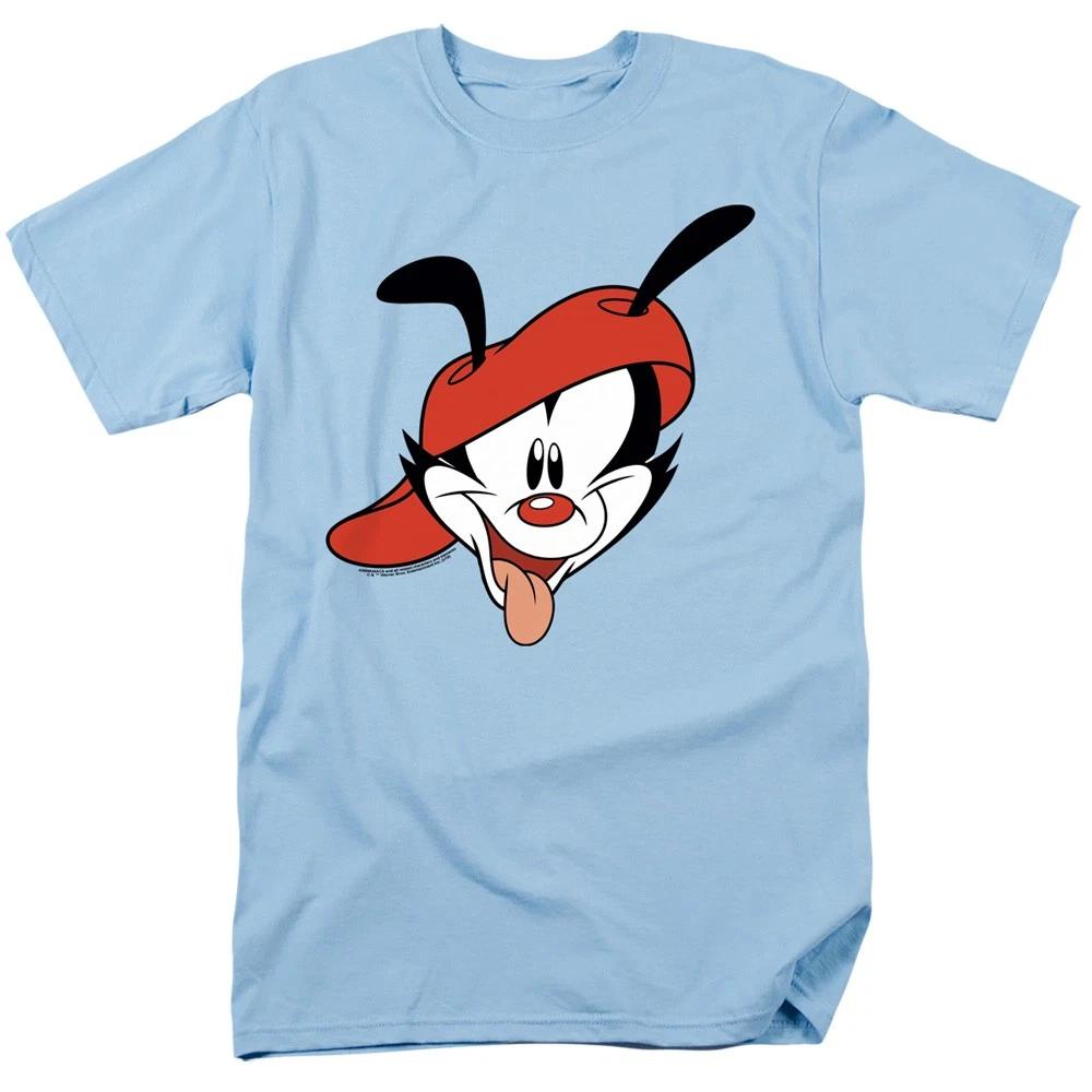 Animaniacs - Wakko Head - Unisex Short Sleeve Children s T-shirt - Blue 140