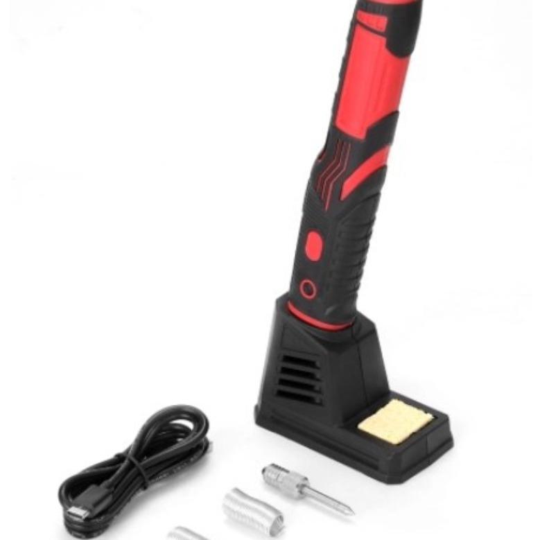 Rechargeable Cordless USB Soldering Iron Kit with Lithium Battery