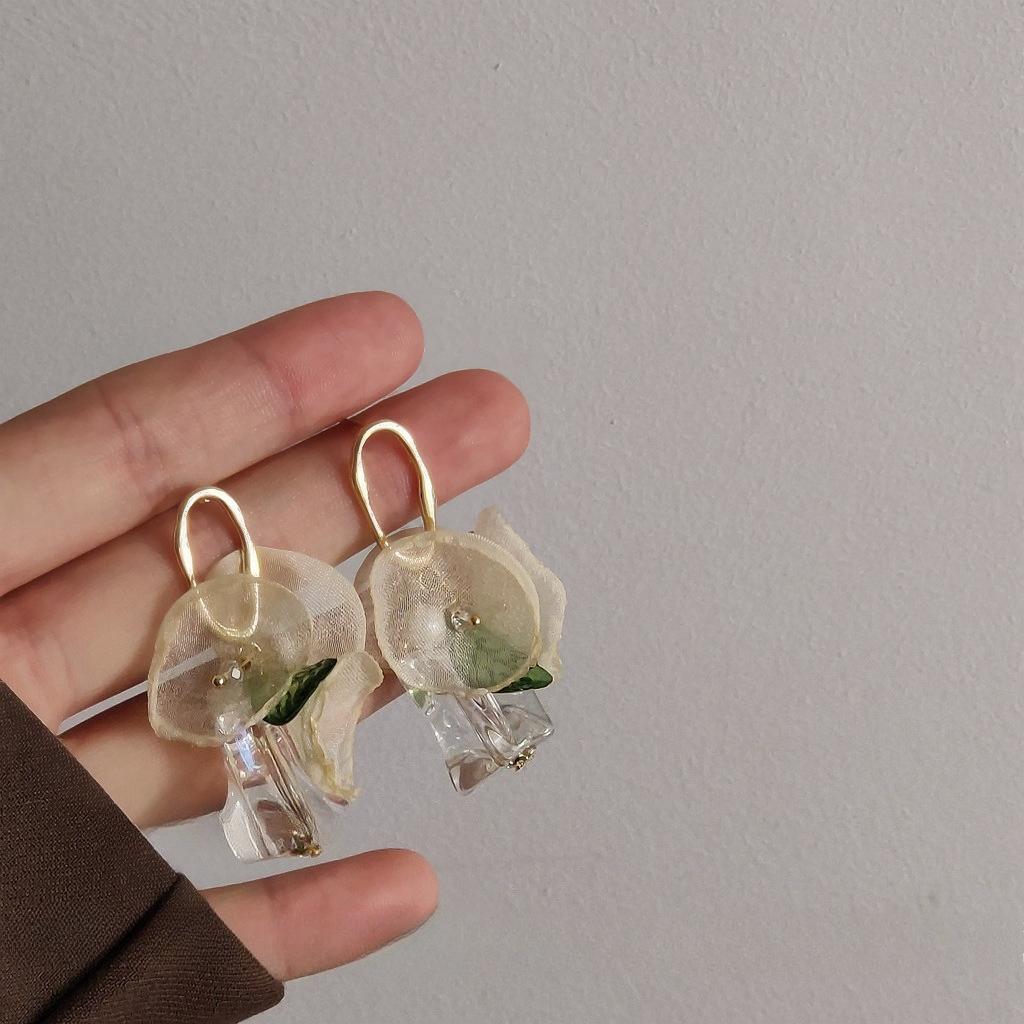 Винтажные Серьги-Цветы для Женщин 1 pair