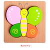 Children Wooden Toy Fruit Animals Transportation 3D Jigsaw Puzzle