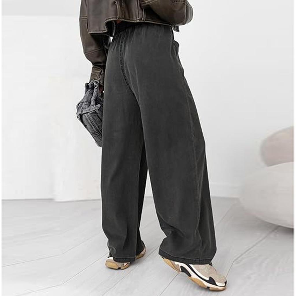 Lässige lockere Jeans mit Taschen, lässige Hosen für Damen