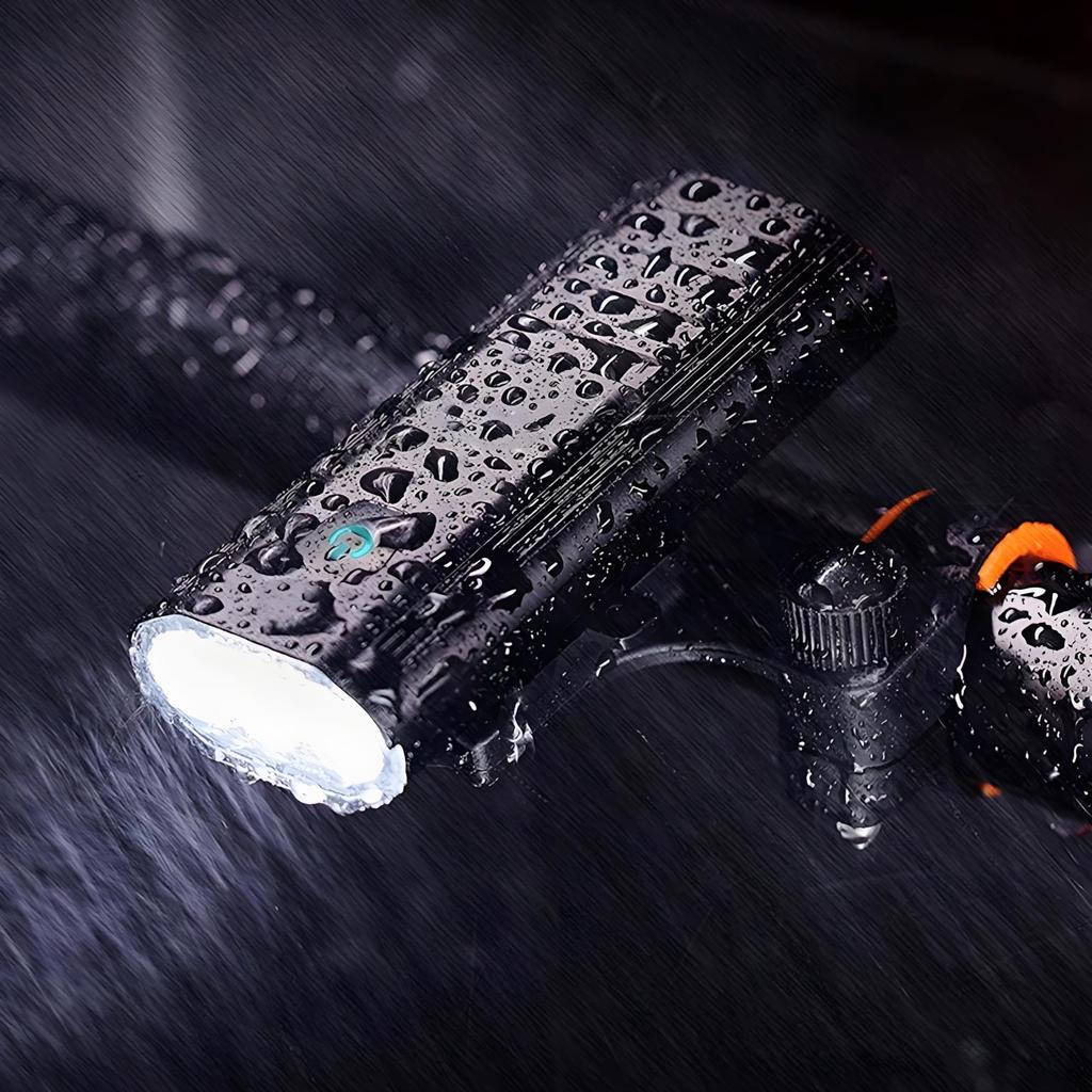 BenRich Bicycle Waterproof USB 3000 High Three Road Bike Headlight Rubber Sheet Emergency Disaster Japanese Instruction Manual Included Light, LED,