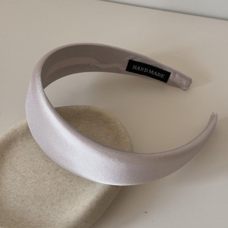 Softly Shining Wide-edge Sponge Hairband, Fashionable Hair-stabilizing Headband, High-crown Hair Clip