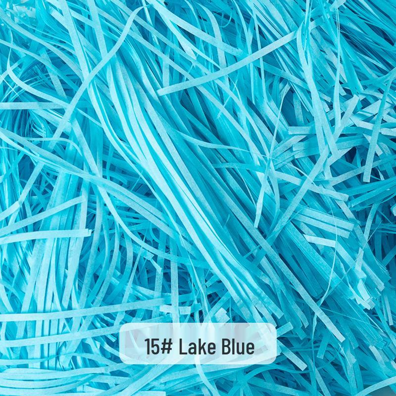 Raffia Grass Filler: Shredded Silk Paper for Candy Box Souvenirs