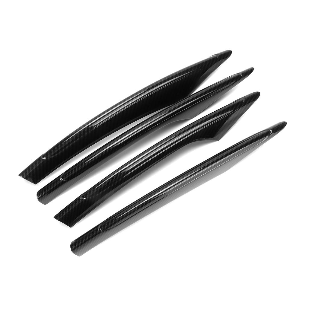4pcs Front Fog Light Molding Trims Replacement for Mercedes Benz E Class W213 E200 E300 2021 Style en fibre de carbone