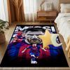 Messi Football Celebration Rug Game Carpet, Floor Mat for Bedroom Living Room Entryway Rug, Home Decor Idea Gift for Christmas birthday
