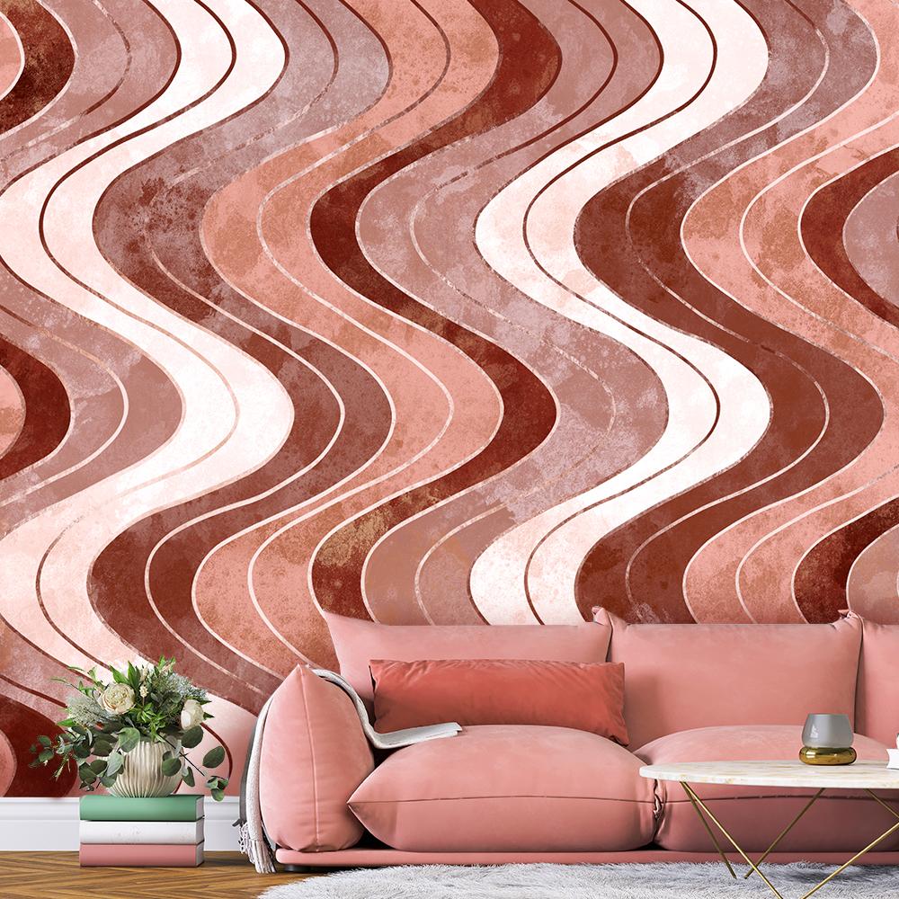 Wallpaper Vertical wavy lines
