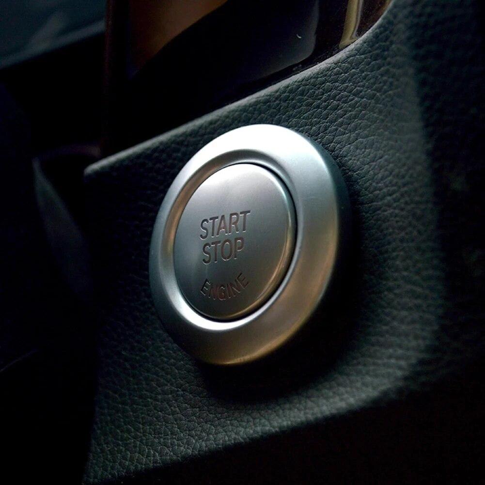 Car Styling Engine Start Button Cover Stop Switch Fit For BMW E87 E60 E83 E84 E89 for BMW E90 E91 E92 E93 AutoAccessories