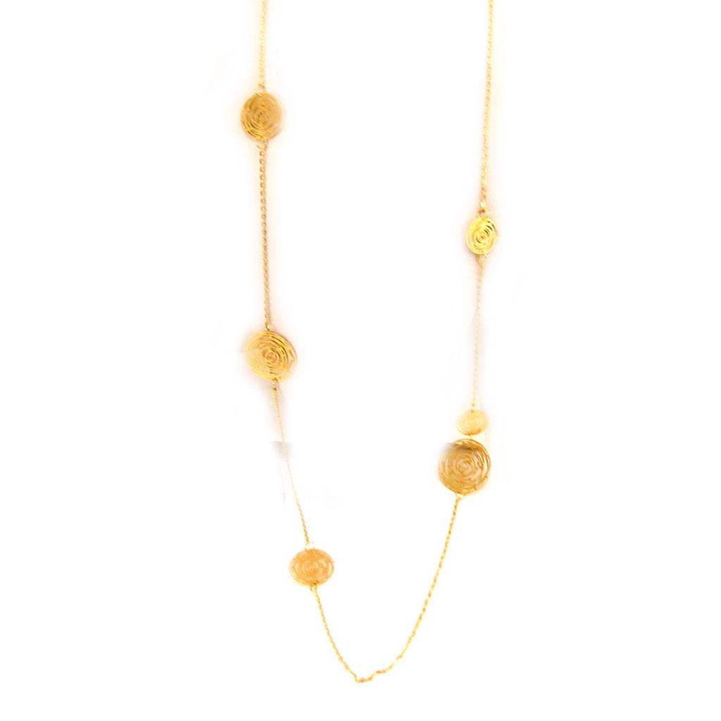 Les Trésors De Lily [L5283] - Designer-Sautoir 'Carmen' vergoldet